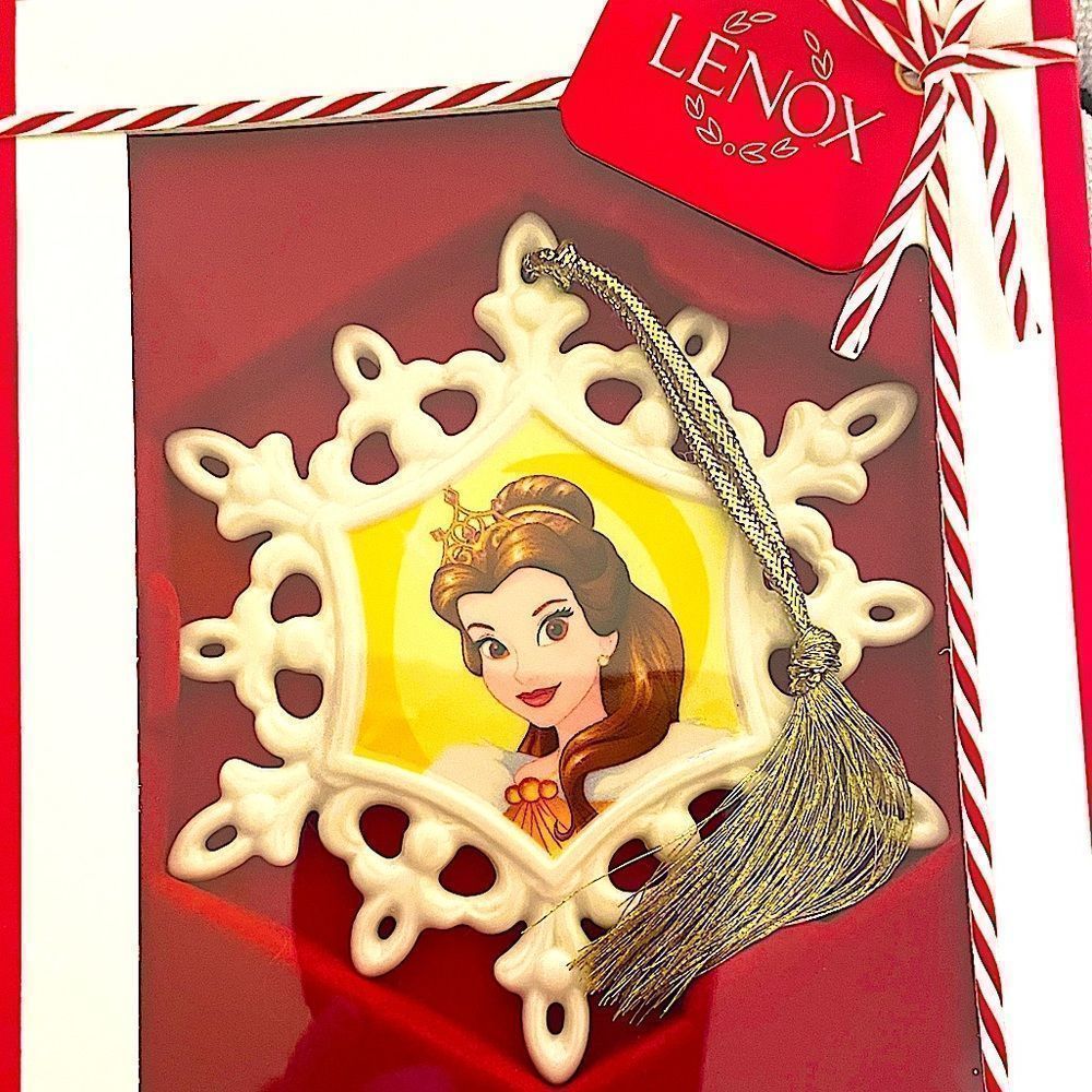 Belle snowflake Lenox ornament